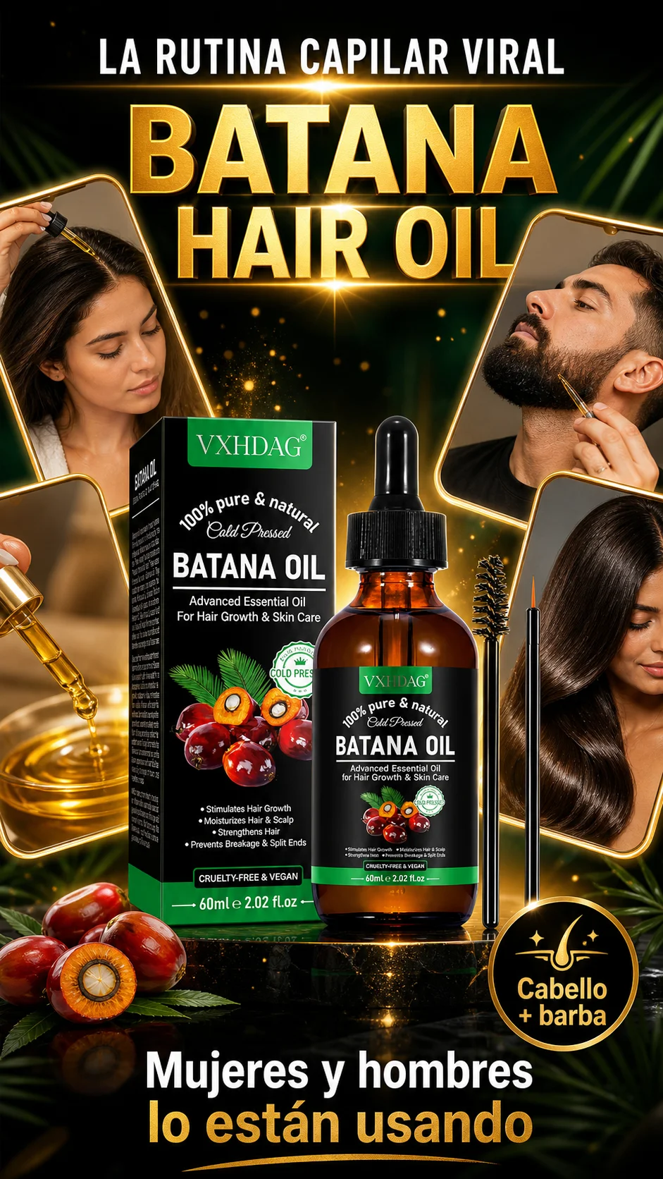 Aceite de Batana – Crecimiento Capilar Natural desde la Raíz