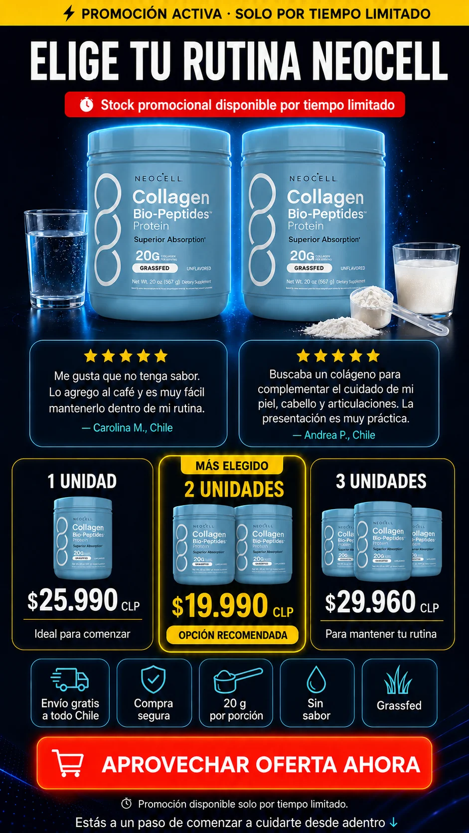 NEOCELL COLLAGEN BIO-PEPTIDES PROTEIN